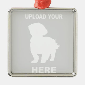 Gepersonaliseerd Cavachon Ornament, foto Pet Metalen Ornament