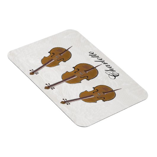 Gepersonaliseerd cello trio cadeau magneet (Rechterzijde)