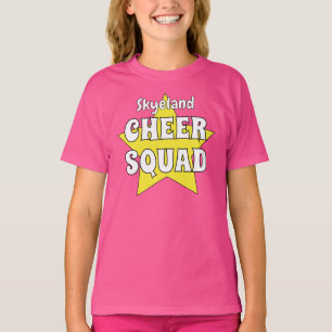 Gepersonaliseerd Cheer Squad Meisje T-shirt