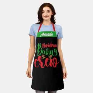 Gepersonaliseerd Chef naam Schorten, Christmas Bak Schort