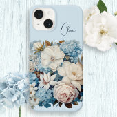 Gepersonaliseerd chique  bloemboeket Case-Mate iPhone case
