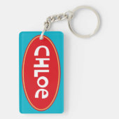Gepersonaliseerd "Chloe" Sleutelhanger (achterkant)