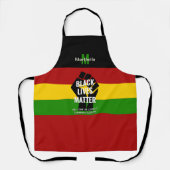 Gepersonaliseerd Christelijk | BLACK LIVES MATTER Schort (Voorkant)