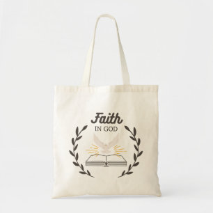 Gepersonaliseerd Christelijk geloof in God Canvas Tote Bag