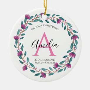 Gepersonaliseerd Christen Godouders Baptism godchi Keramisch Ornament
