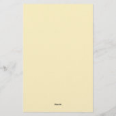 Gepersonaliseerd Citrus-botanisch Briefpapier (Achterkant)