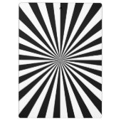 Gepersonaliseerd Classic Optical Burst Spinning Wh Klembord (Achterkant)