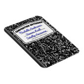 Gepersonaliseerd compositie Notitieboek Magneet (Rechterzijde)