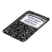 Gepersonaliseerd compositie Notitieboek Magneet (Linkerzijde)