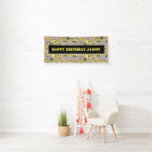 Gepersonaliseerd constructietekenpatroon spandoek (Insitu)