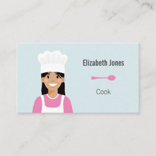 Gepersonaliseerd Cook Avatar-Visitekaartje Visitekaartje