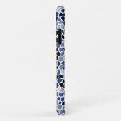 Gepersonaliseerd COOL Blue Glas in lood Patroon Case-Mate iPhone Case (Achterkant/rechts)