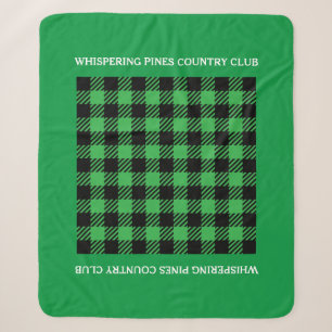 Gepersonaliseerd Country Club Sherpa Fleece Winkel Deken