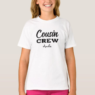 Gepersonaliseerd Cousin Crew T-shirt