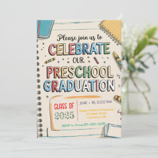 Gepersonaliseerd Crayons Notitieboek voorschoolse Kaart