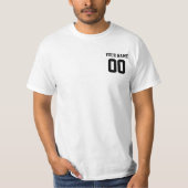 Gepersonaliseerd & Custom Sport Team Jersey T-shir T-shirt (Voorkant)