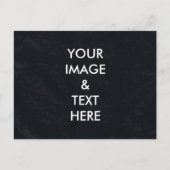 Gepersonaliseerd Custom zwart krijtbord Uw eigen f Briefkaart (Voorkant)