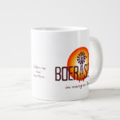 Gepersonaliseerd / Custum BOERSEUN Windpomp Afrika Extra Grote Beker (Voorkant rechts)