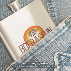 Gepersonaliseerd / Custum BOERSEUN Windpomp Afrika Flacon