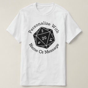 GEPERSONALISEERD D20-apparaat T-shirt