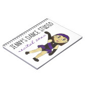 Gepersonaliseerd Dance Studio Overweging Memories  Notitieboek (Linkerzijde)