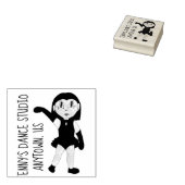 Gepersonaliseerd Dance Teacher School Studio Jazz Rubberstempel (Gestempeld)