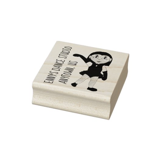 Gepersonaliseerd Dance Teacher School Studio Jazz Rubberstempel (Stempel)