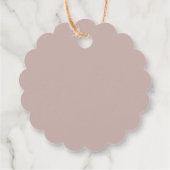 Gepersonaliseerd Dank u Baby shower retro maanster Bedankjes Labels (Achterkant)