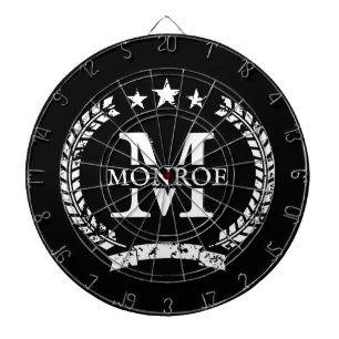 Gepersonaliseerd dartboard met crest monogram dartbord