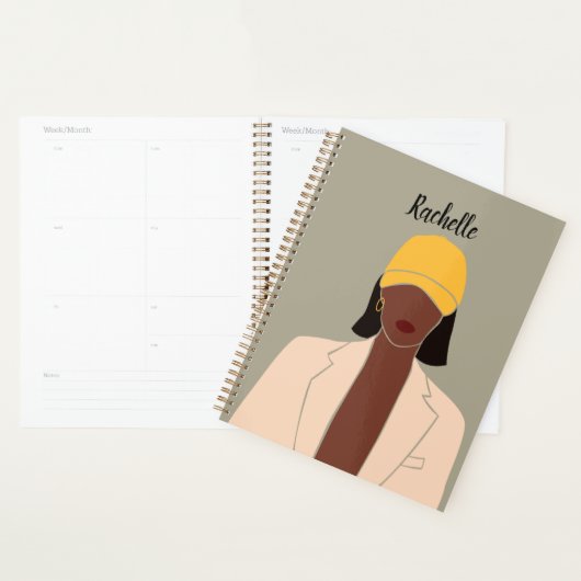 Gepersonaliseerd de Afrikaanse koningin Melanin Planner (Display)