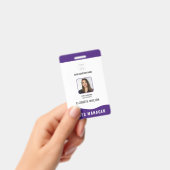 Gepersonaliseerd de Code van de Bar, Logo, Naam, i Badge (Handheld)