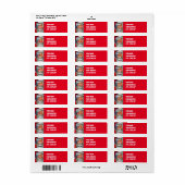 Gepersonaliseerd de Etiketten van het Adres van de (Full Sheet)