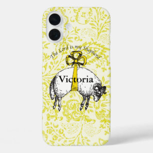 Gepersonaliseerd DE HEER is mijn herder Psalm 23 iPhone 16 Plus Hoesje