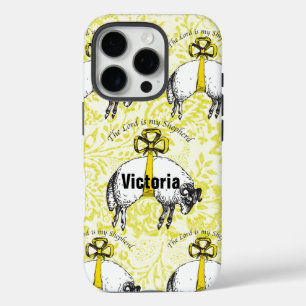 Gepersonaliseerd DE HEER is mijn herder Psalm 23 iPhone 16 Pro Hoesje