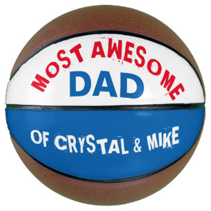 Gepersonaliseerd de Meeste Geweldige Koele Ouder Mini Basketbal