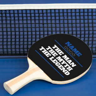 Gepersonaliseerd de naam van het Man The Myth The  Tafeltennisbatje