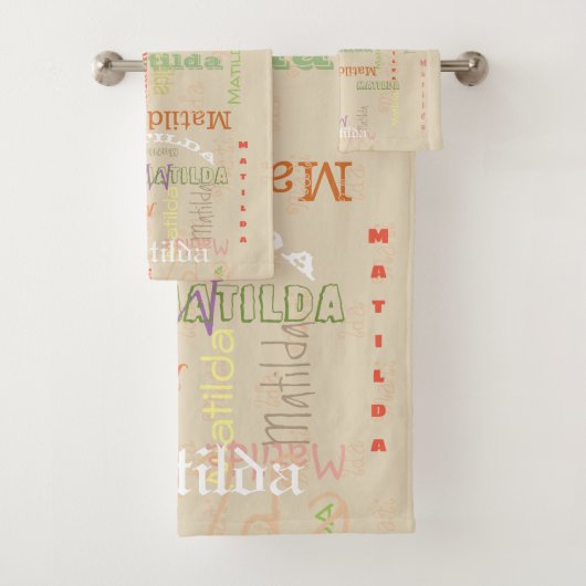 Gepersonaliseerd de Reeks-perfect van de Towel van Bad Handdoek (Insitu)