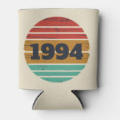 Gepersonaliseerd Dertig vintages 30ste verjaardags Blikjeskoeler (Voorkant)