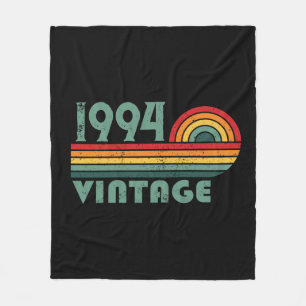 Gepersonaliseerd Dertig vintages 30ste verjaardags Fleece Deken