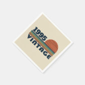 Gepersonaliseerd Dertig vintages 30ste verjaardags Servet (Hoek)