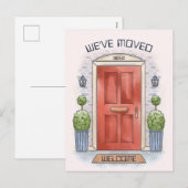 GEPERSONALISEERD DEUR-WENSKAART VOOR HUISVESTING FEESTDAGENKAART (Voorkant / Achterkant)