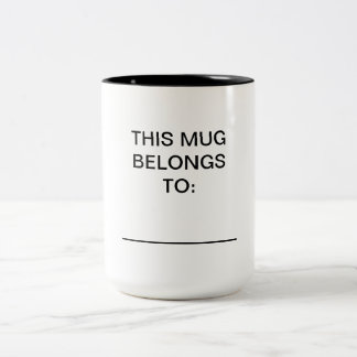 Gepersonaliseerd - Deze Mok behoort toe aan