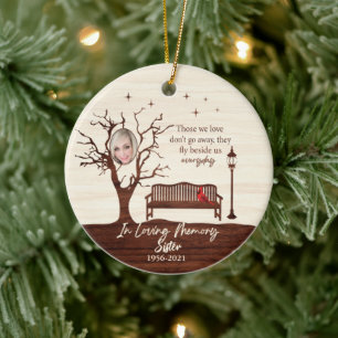Gepersonaliseerd die we liefhebben / zuster keramisch ornament