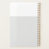 Gepersonaliseerd dier Kawaii - Varken Planner (Achterkant)