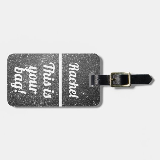 Gepersonaliseerd Dit is je tas | Funny Bagagelabel (Voorkant horizontaal)