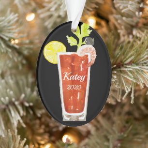 Gepersonaliseerd door Bloody Mary Cocktail Ornament