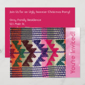 Gepersonaliseerd door de Ugandee kerstfeestpartij Kaart (Voorkant / Achterkant)