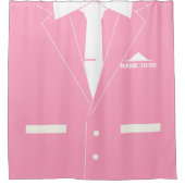 Gepersonaliseerd douchegordijn met pak Aangepaste (Voorkant)