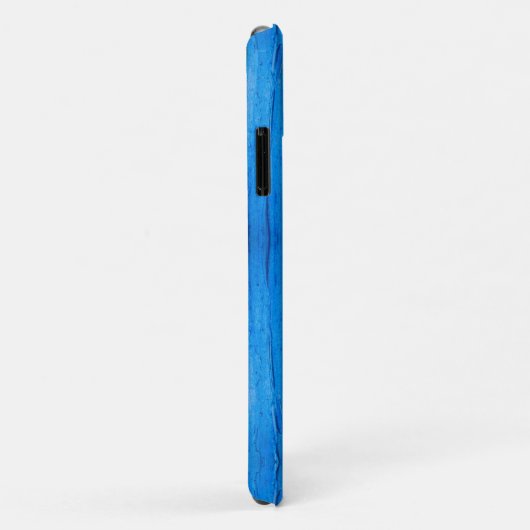 Gepersonaliseerd druppelend blauw verfeffect Case-Mate iPhone case (Achterkant/rechts)