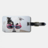 Gepersonaliseerd dubbelzijdige gepersonaliseerde f bagagelabel (Achterkant horizontaal)